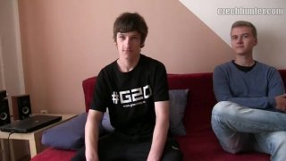 CZECH HUNTER 356 – Innocent Twinks Get Paid To Have A Threesome For The First Time