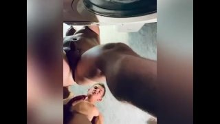 Fucked by stepbrother in the bathroom
