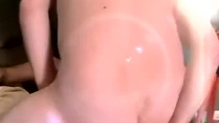 Horny guy Blaze sits on Daddys big bare cock