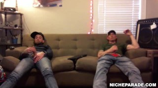 NICHE PARADE Footage Of Two Straight Guys Beating Off In My Hostel