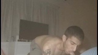 Sucking my Stepdad Dick While he is resting